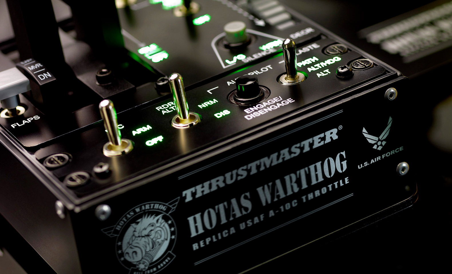 Thrustmaster Hotas Warthog Flight Joystick And Throttle 15 action