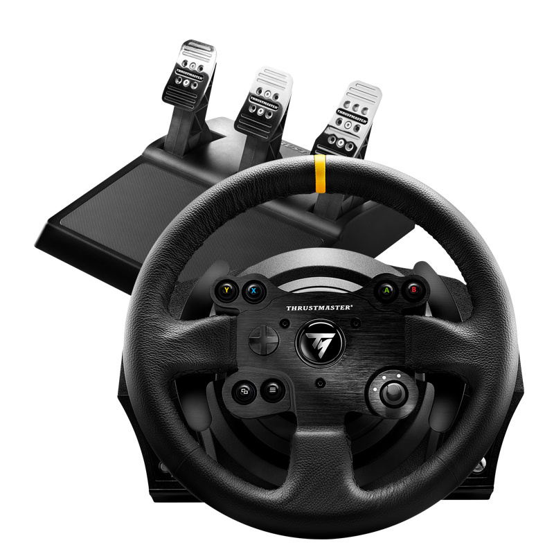 PS5, PS4, XBOX Series X/S, One, PC Thrustmaster Leather 28GT Wheel Add-On & T-LCM Pedals PS5, PS4, XBOX Series X/S, One, PC 