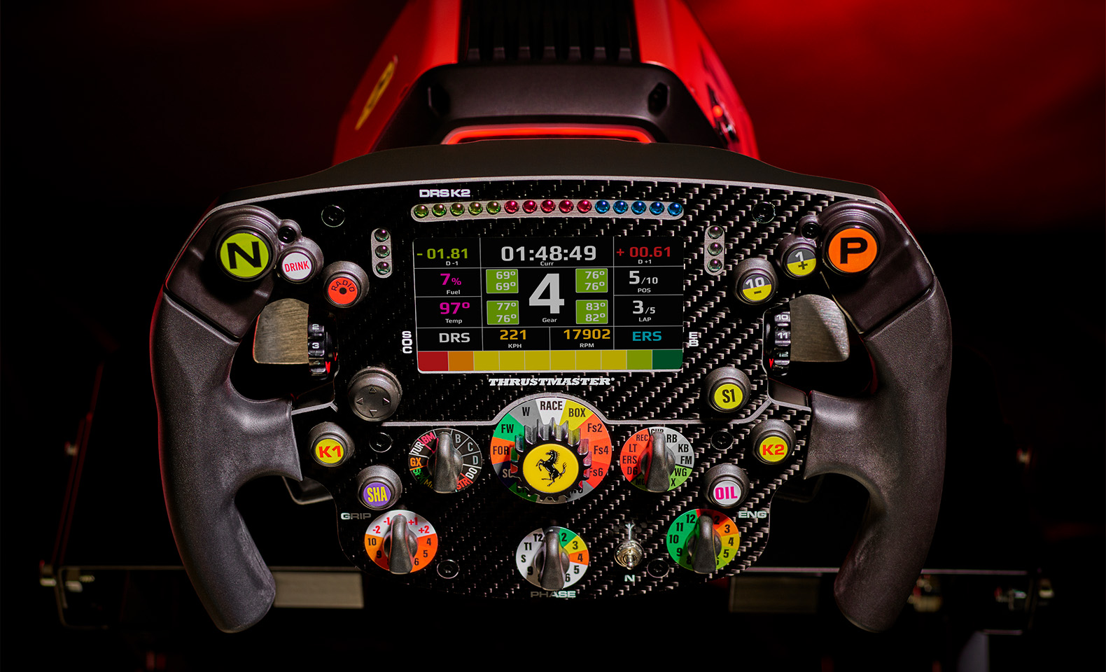 Volante Ferrari F1 – Thrustmaster - Hi-Speed Simuladores