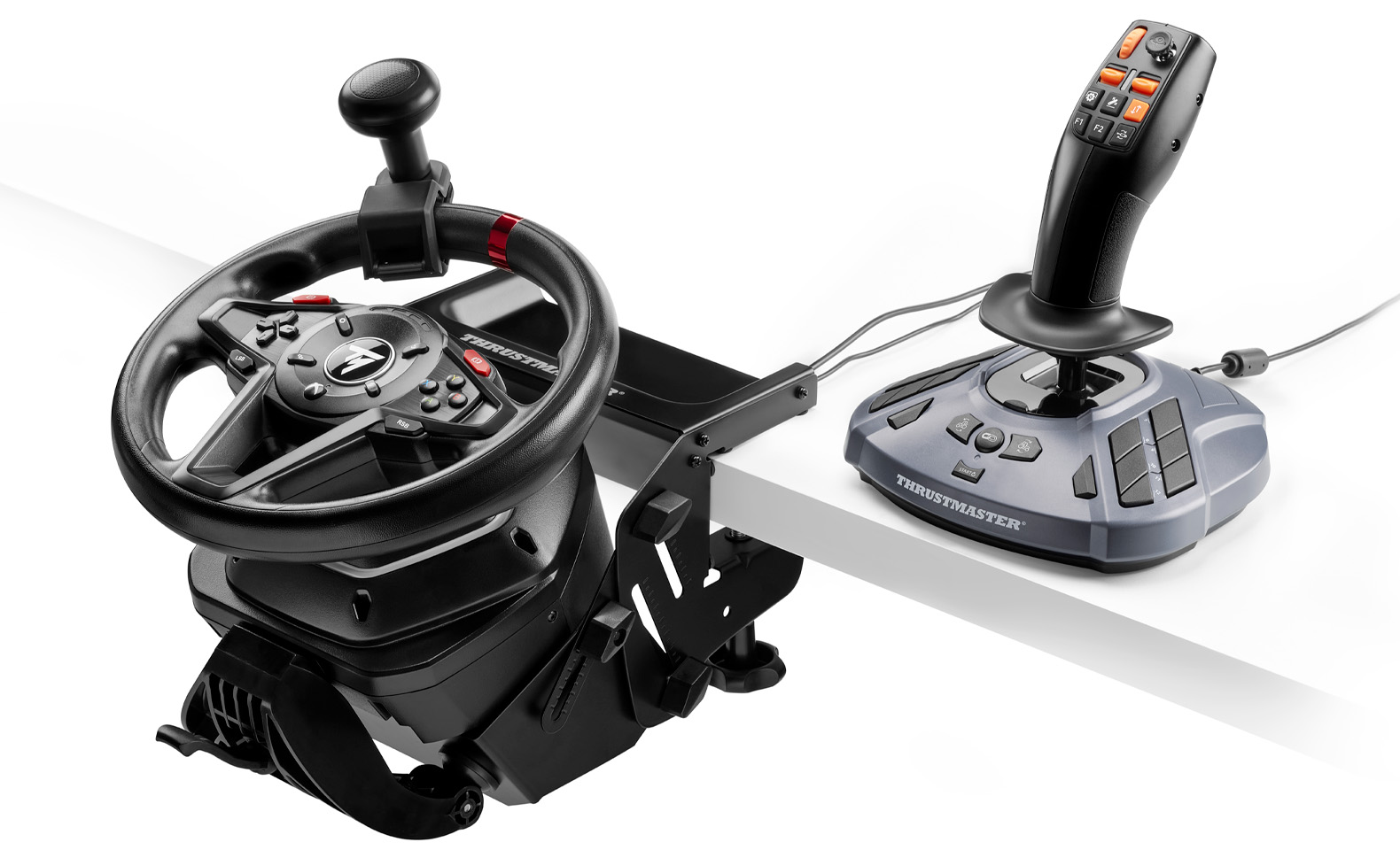 Soporte de escritorio universal para palanca de cambios y freno de mano  compatible con Logitech G Driving Force Shifter, Thrustmaster TH8A Shifter  y