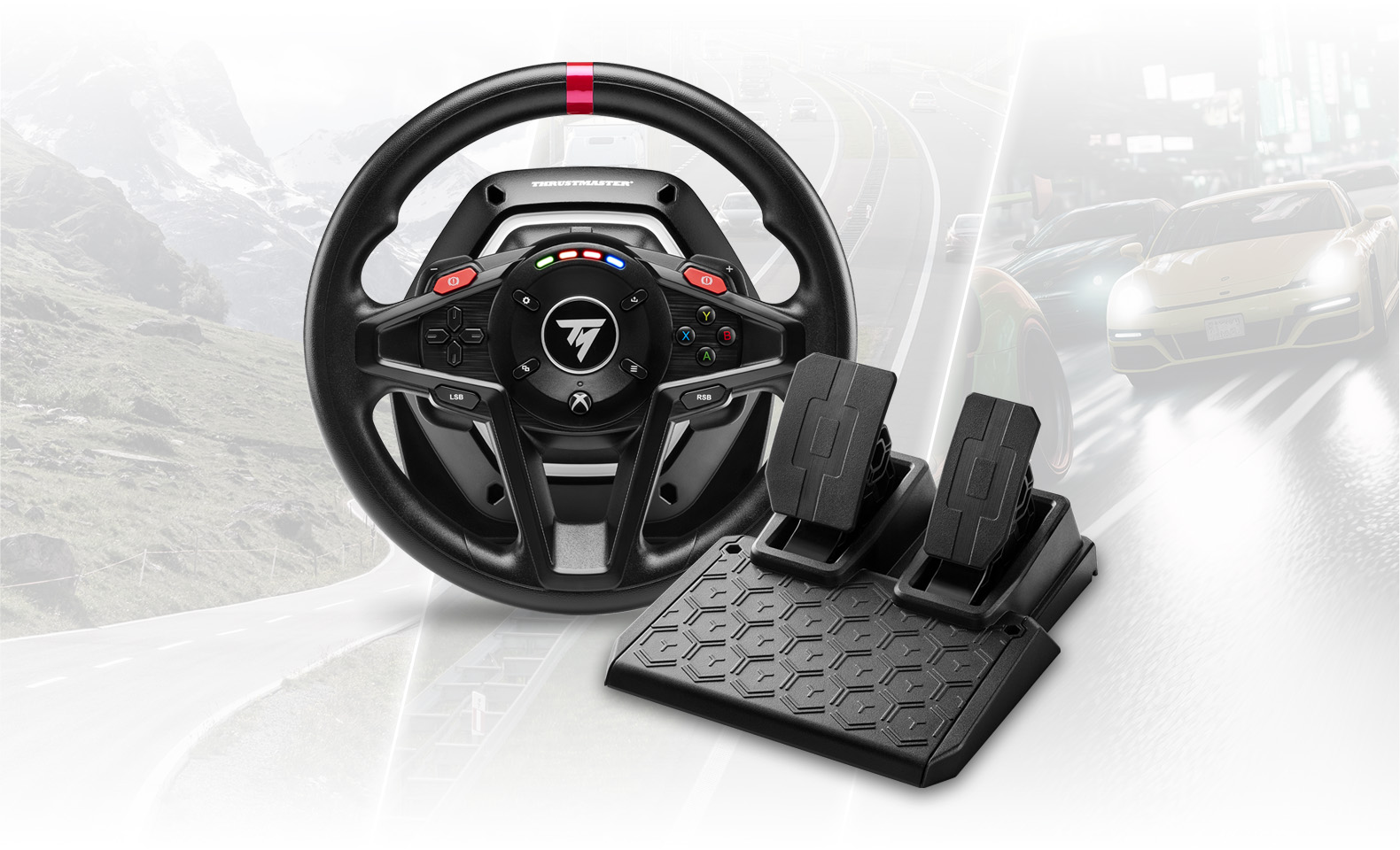 THRUSTMASTER T248 Racing Wheel & Pedals & TH8S Shifter Bundle